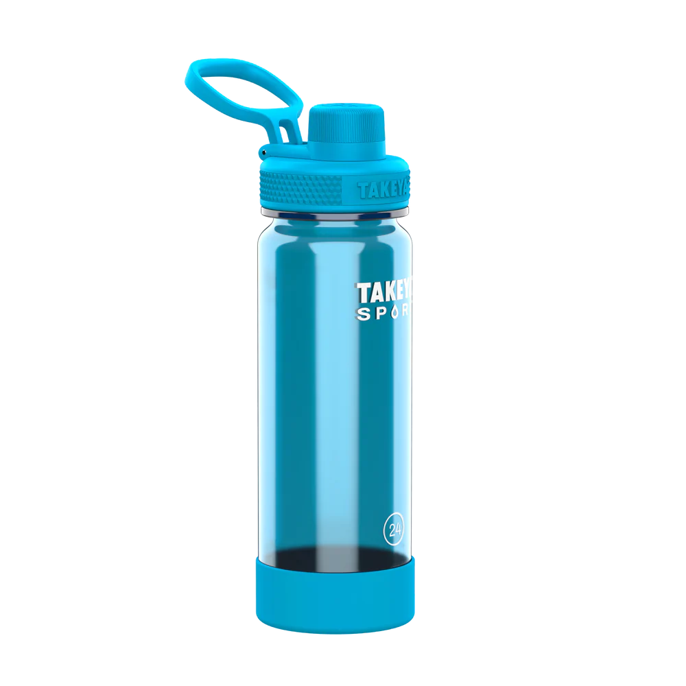 Takeya 24 oz Tritan Sport Water Bottle With Spout Lid