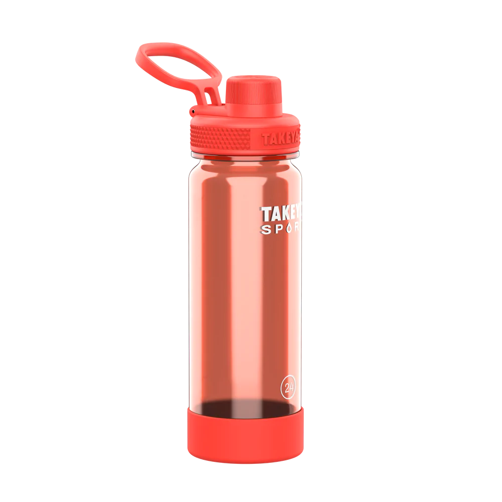 Takeya 24 oz Tritan Sport Water Bottle With Spout Lid