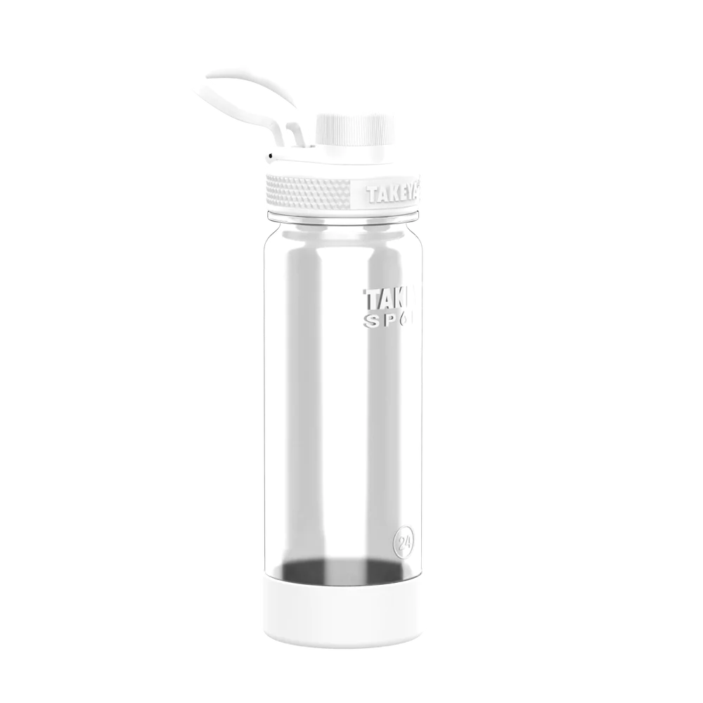 Takeya 24 oz Tritan Sport Water Bottle With Spout Lid