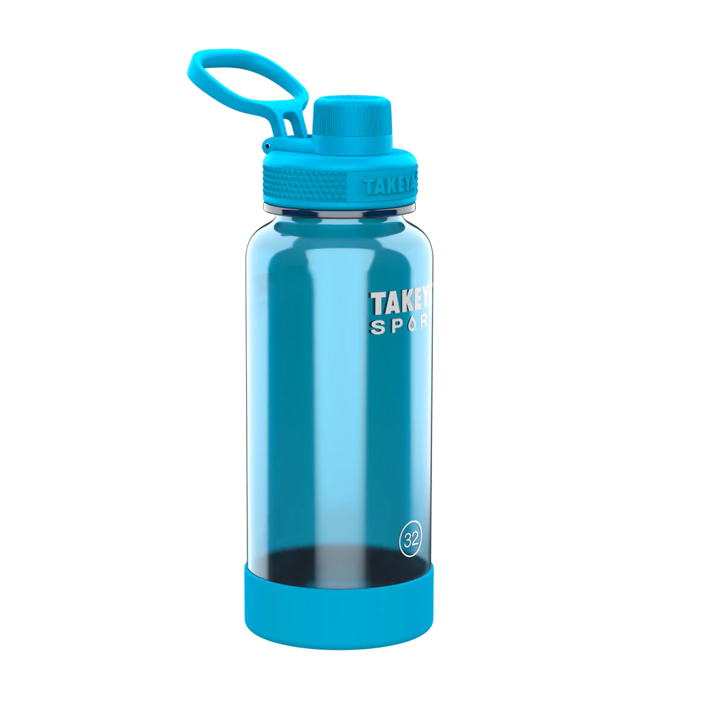 Takeya 32 oz Tritan Sport Water Bottle With Spout Lid