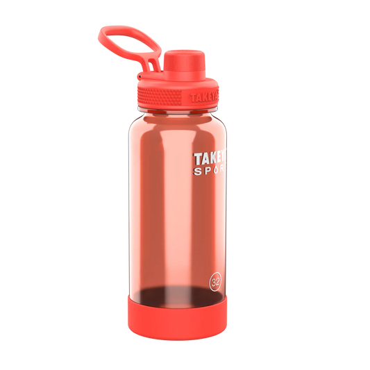 Takeya 32 oz Tritan Sport Water Bottle With Spout Lid