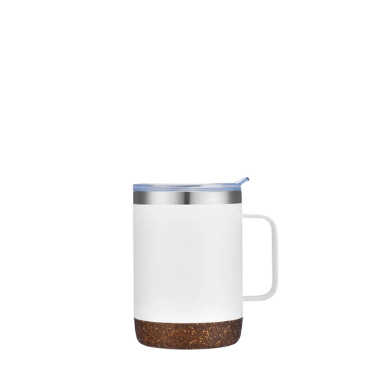 Slate 12 oz Vacuum Mug with Cork Bottom