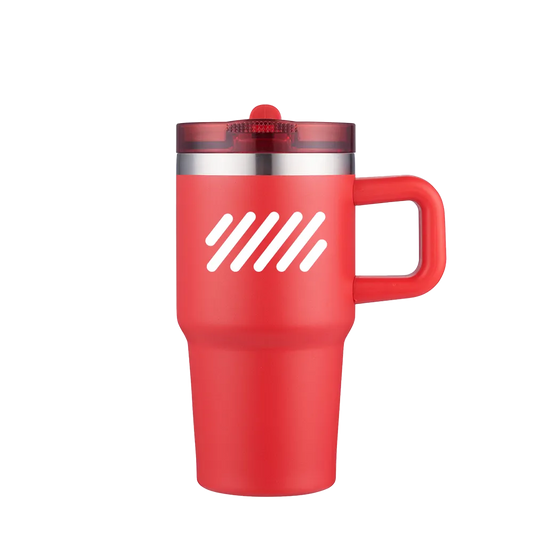 Slate 20 oz Handle Mug with Straw Lid