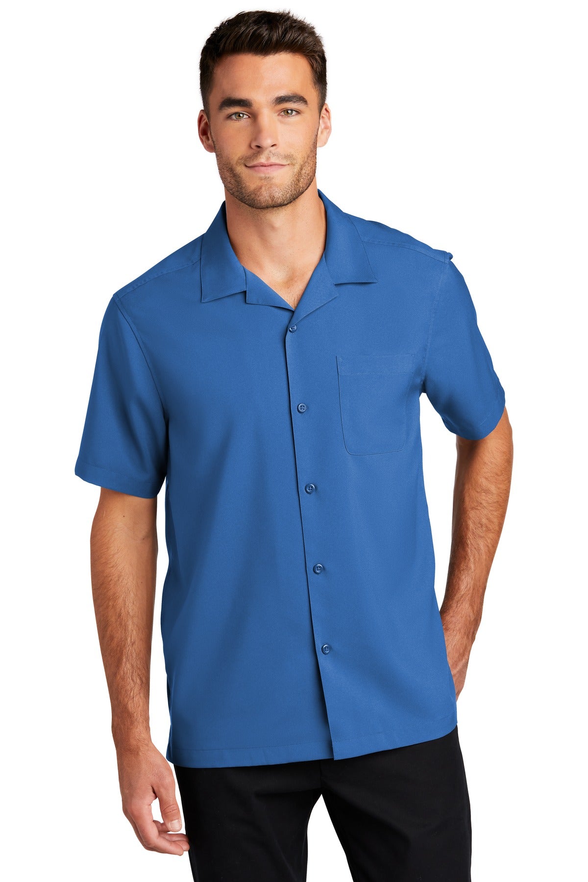 Port Authority  Short Sleeve Performance Staff Shirt W400 - True Blue
