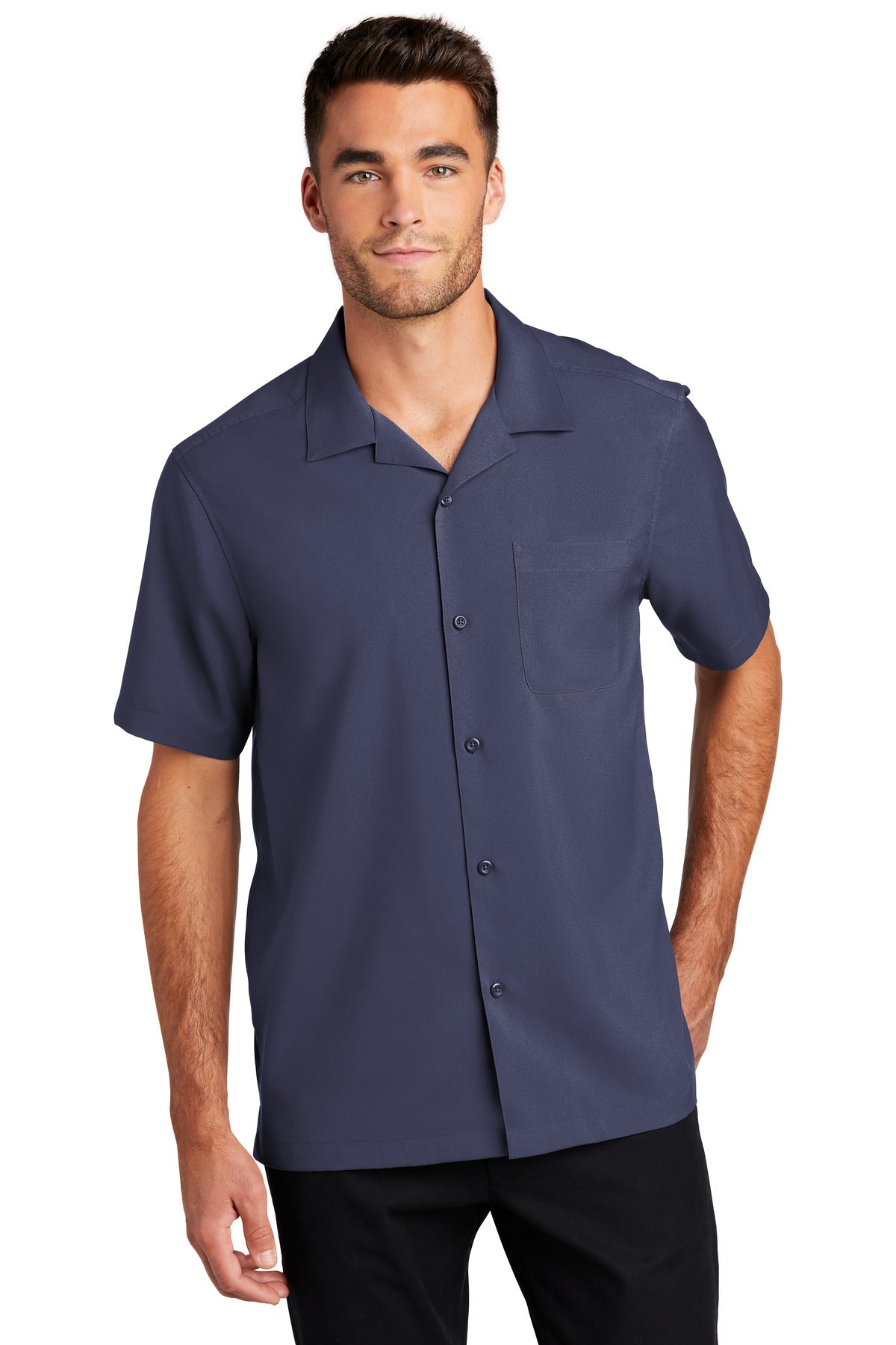 Port Authority  Short Sleeve Performance Staff Shirt W400 - True Navy