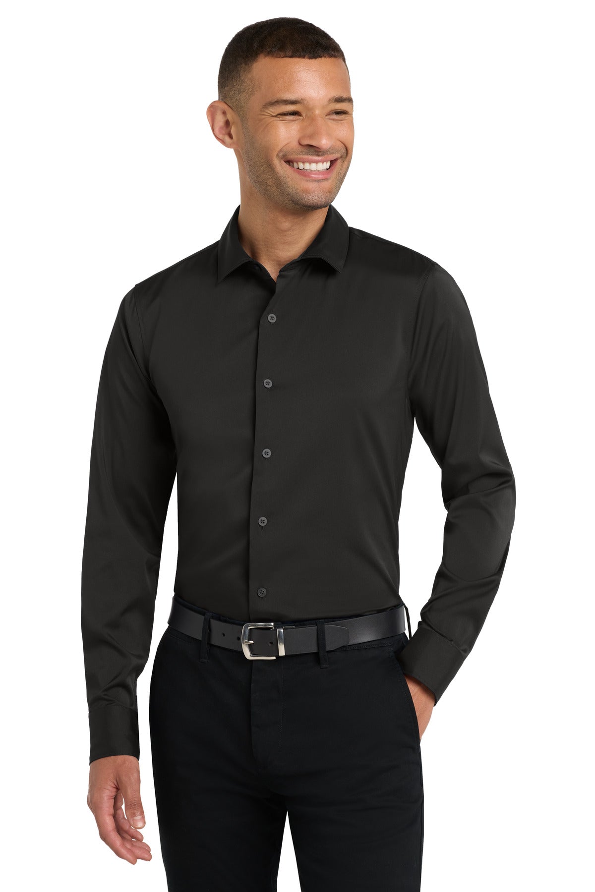 Port Authority  City Stretch Shirt W680 - Black