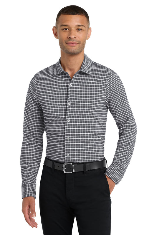 Port Authority  City Stretch Shirt W680 - Graphite/ White