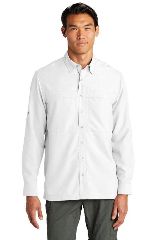 Port Authority Long Sleeve UV Daybreak Shirt W960 - White