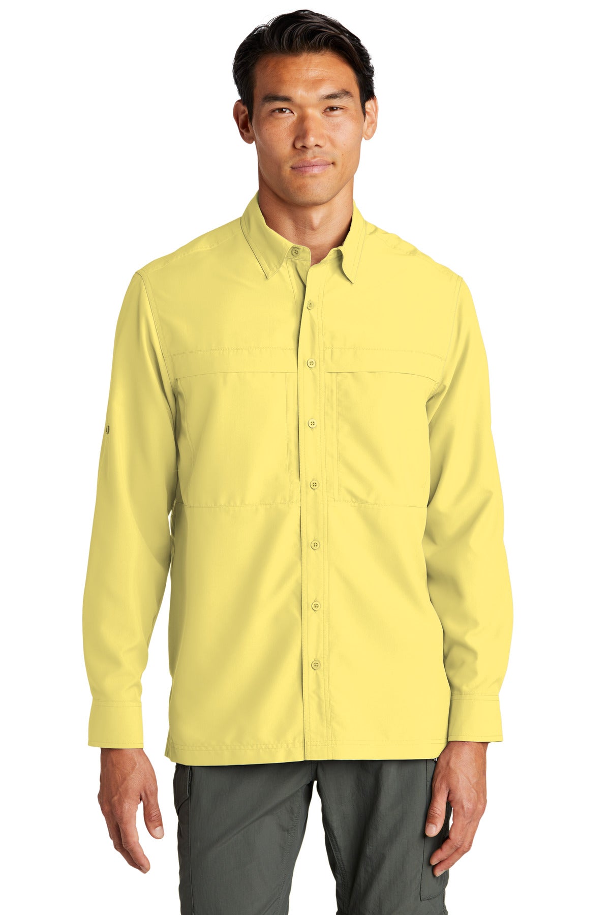 Port Authority Long Sleeve UV Daybreak Shirt W960 - Yellow