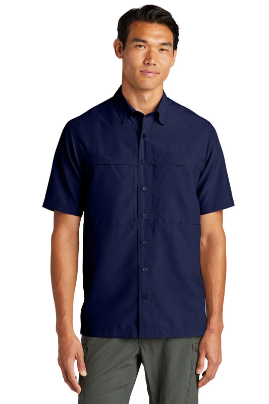 Port Authority Short Sleeve UV Daybreak Shirt W961 - True Navy