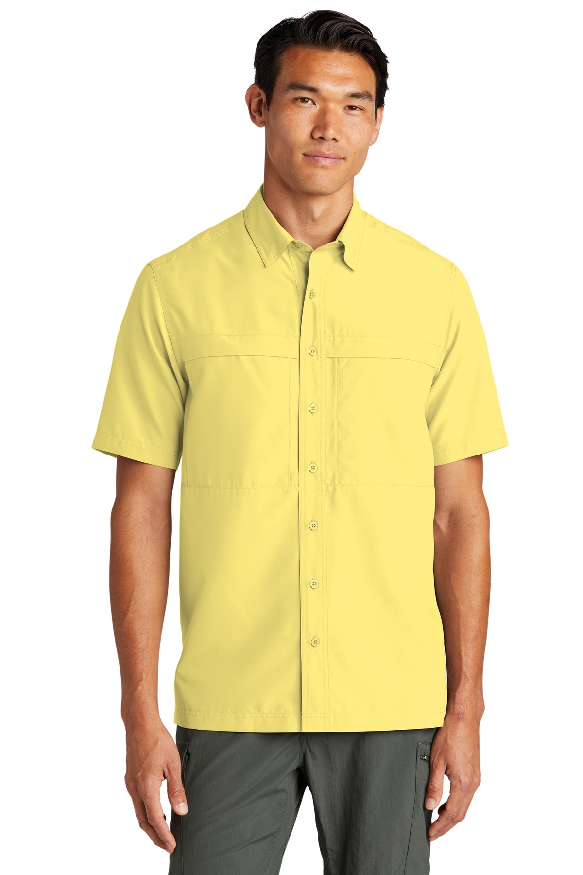Port Authority Short Sleeve UV Daybreak Shirt W961 - Yellow
