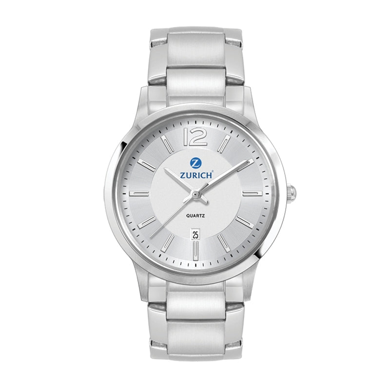 Ladies Silver Stainless Steel 3 Hand