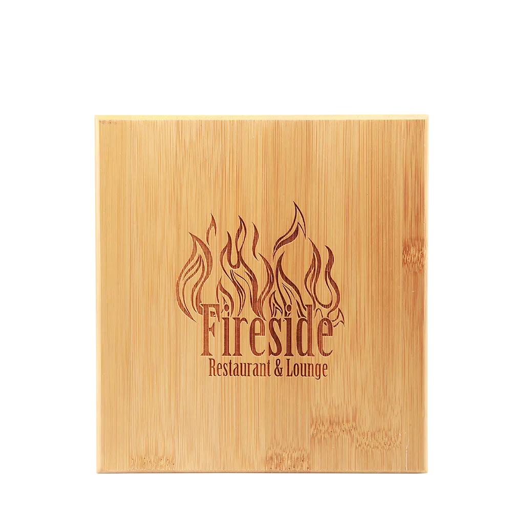 Whiskey Stone Set in Bamboo Case