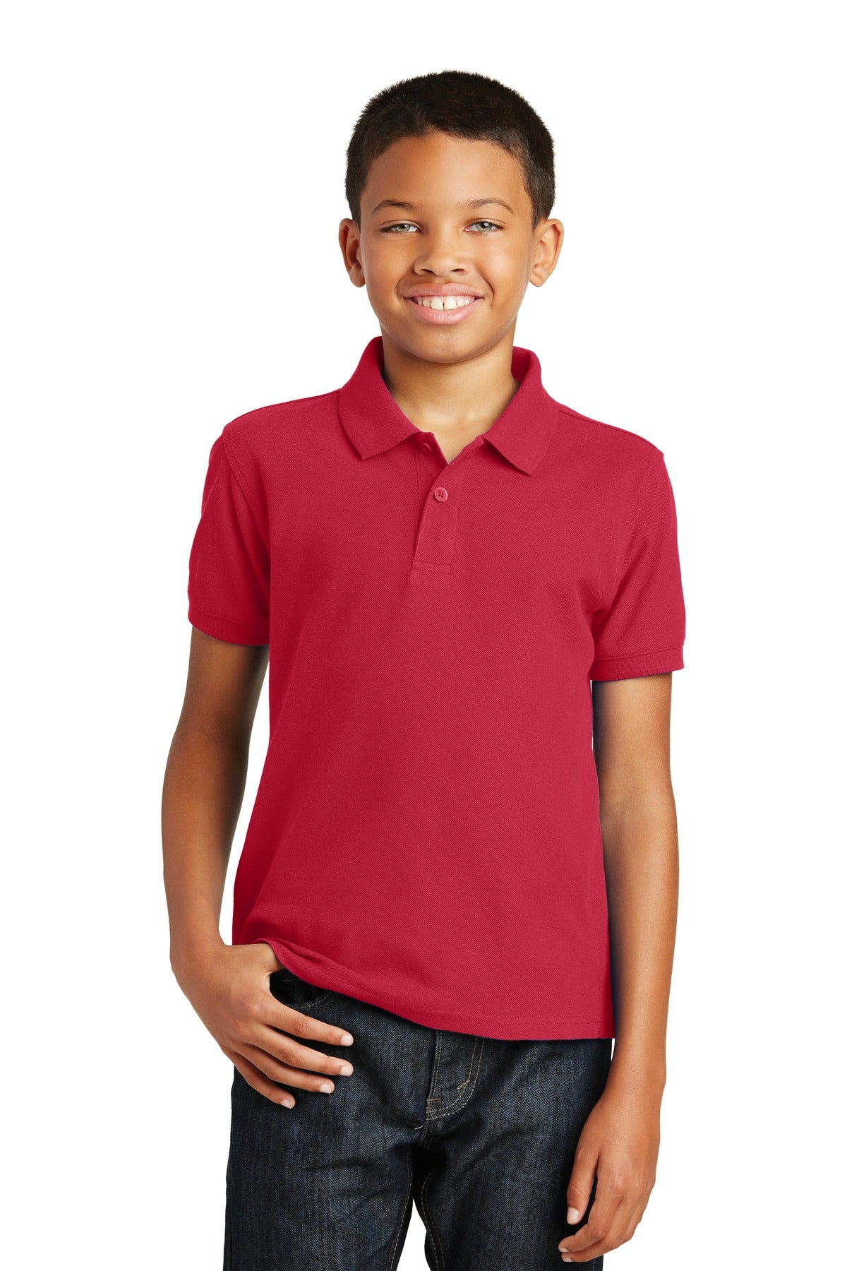 Port Authority Youth Core Classic Pique Polo