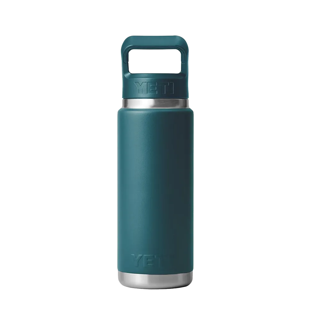 Yeti 26 oz Rambler Straw Bottle with Matching Lid | Seasonal Colors