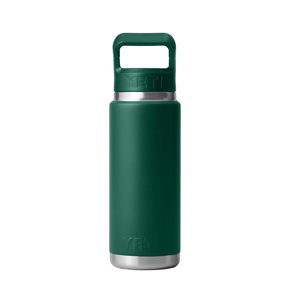 Yeti 26 oz Rambler Straw Bottle with Matching Lid | Seasonal Colors