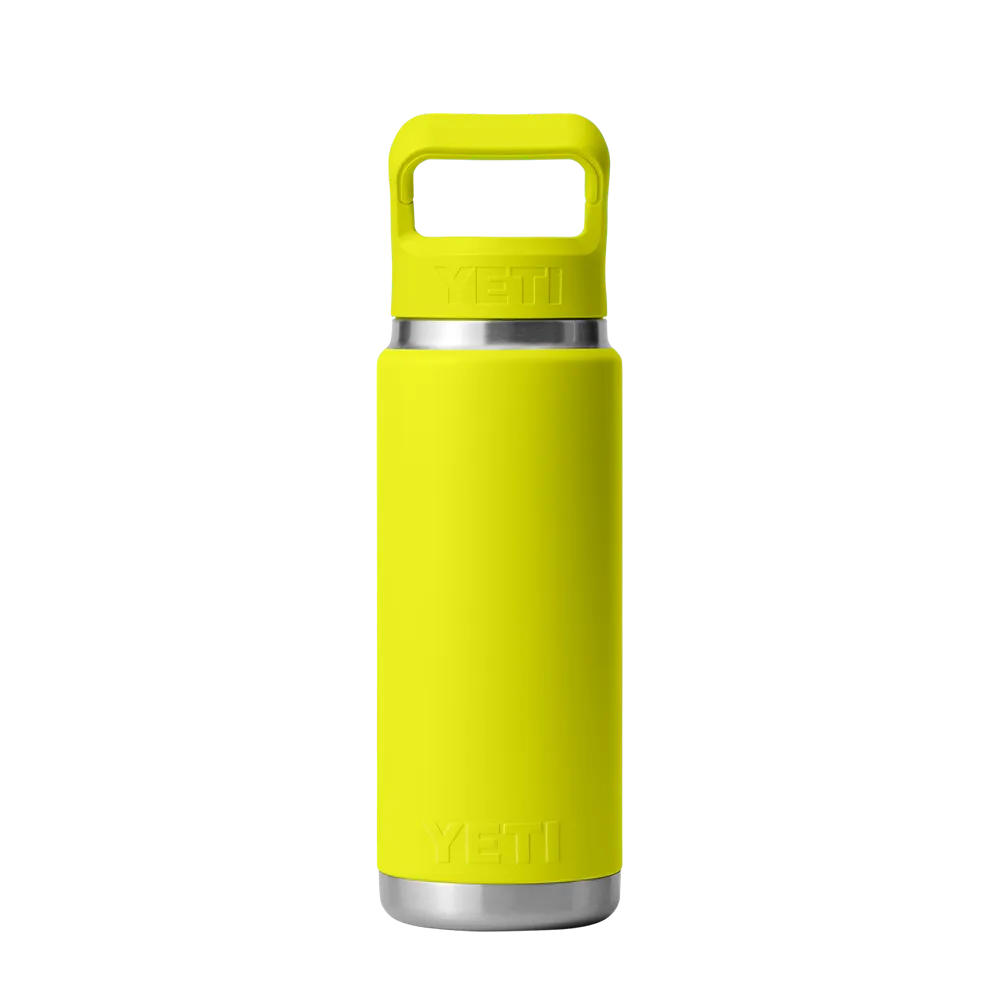 Yeti 26 oz Rambler Straw Bottle with Matching Lid | Seasonal Colors