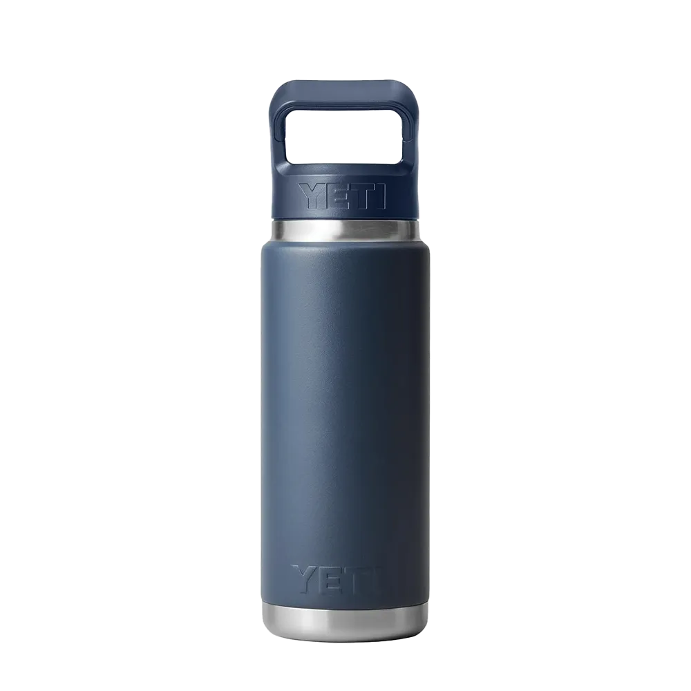 Yeti 26 oz Rambler Straw Bottle with Matching Lid