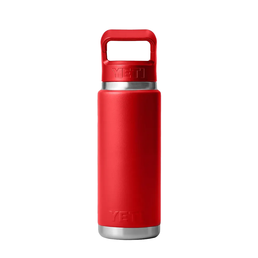 Yeti 26 oz Rambler Straw Bottle with Matching Lid