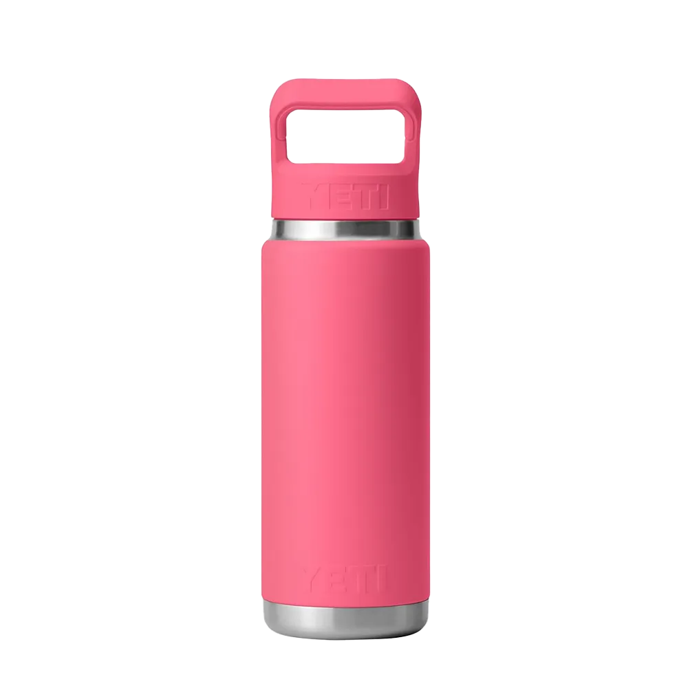 Yeti 26 oz Rambler Straw Bottle with Matching Lid