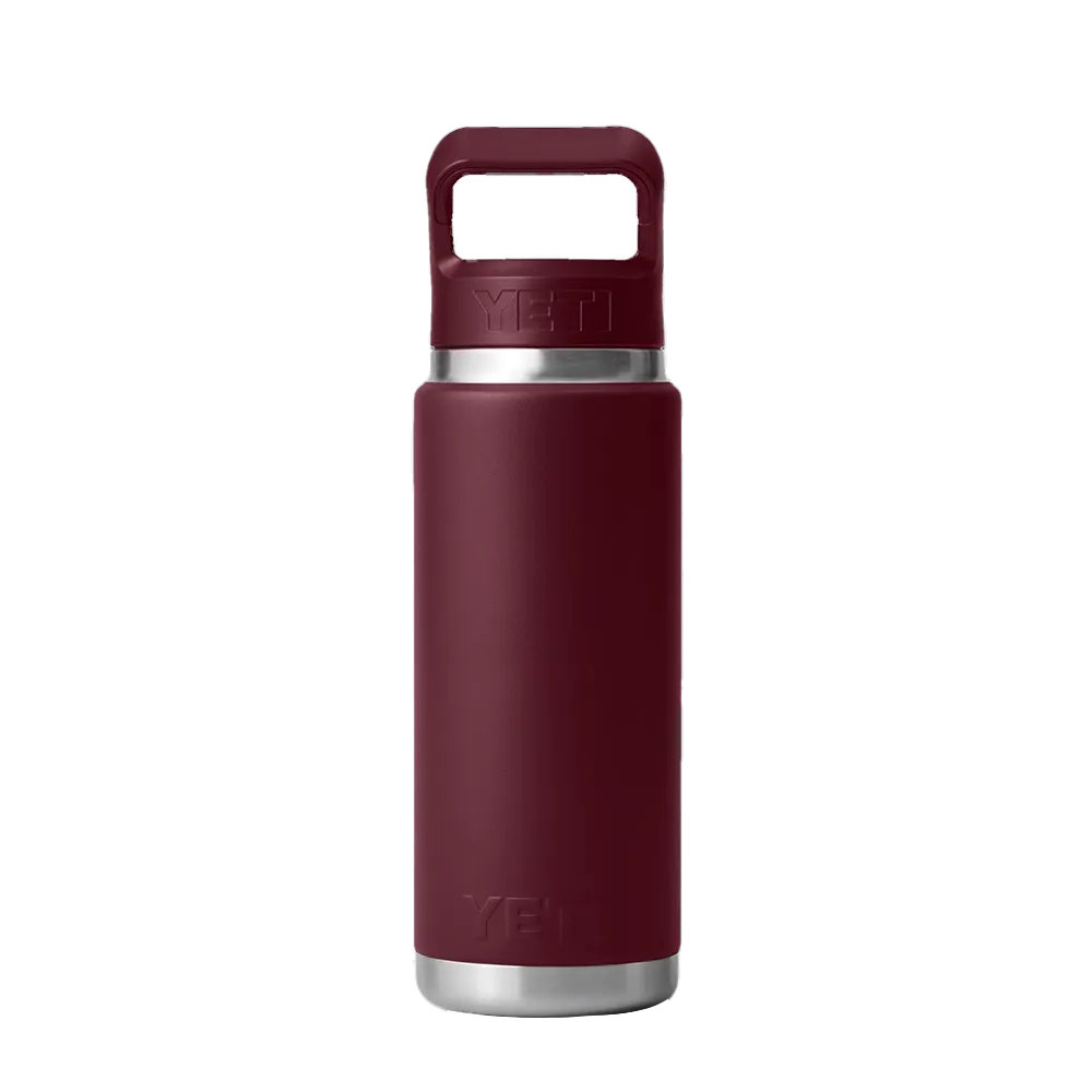 Yeti 26 oz Rambler Straw Bottle with Matching Lid | Seasonal Colors