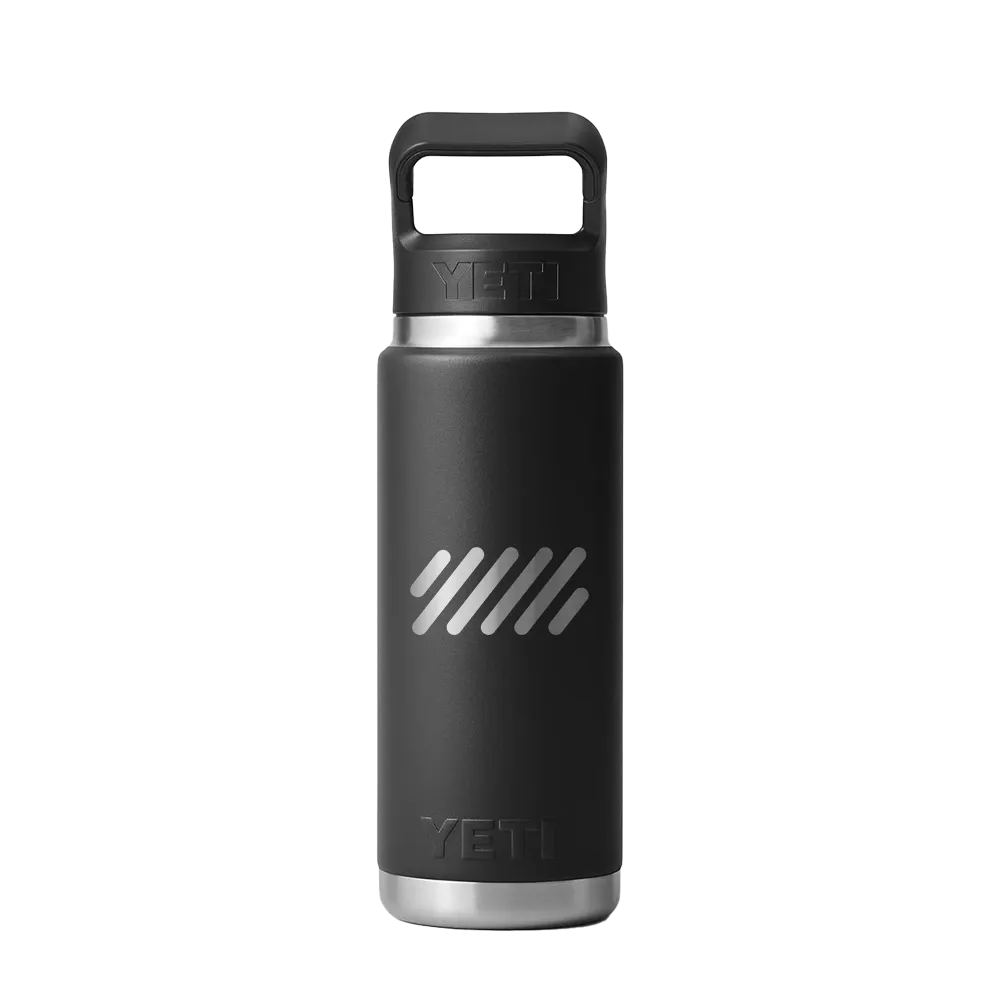 Yeti 26 oz Rambler Straw Bottle with Matching Lid
