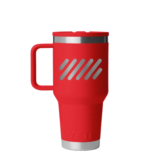 Yeti 30 oz Rambler Travel Mug with Color Match Straw Lid
