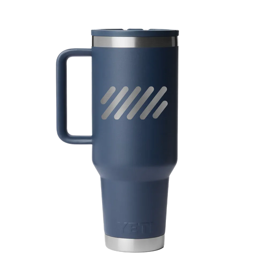 Yeti 40 oz Rambler Travel Mug with Color Match Straw Lid