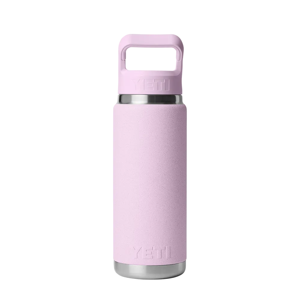 Yeti 26 oz Rambler Straw Bottle with Matching Lid | Seasonal Colors