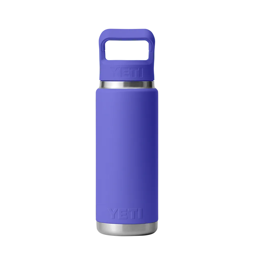 Yeti 26 oz Rambler Straw Bottle with Matching Lid | Seasonal Colors
