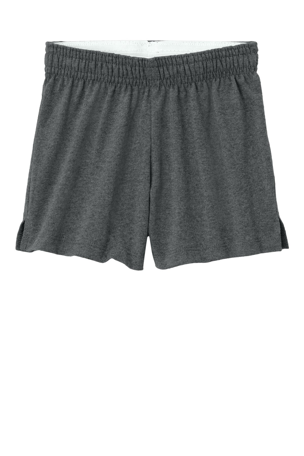 Sport-Tek Girls Jersey Knit Squad Short YGST311 - Dark Grey Heather