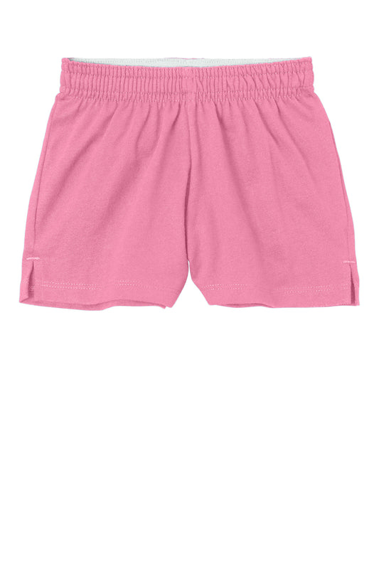 Sport-Tek Girls Jersey Knit Squad Short YGST311 - True Pink