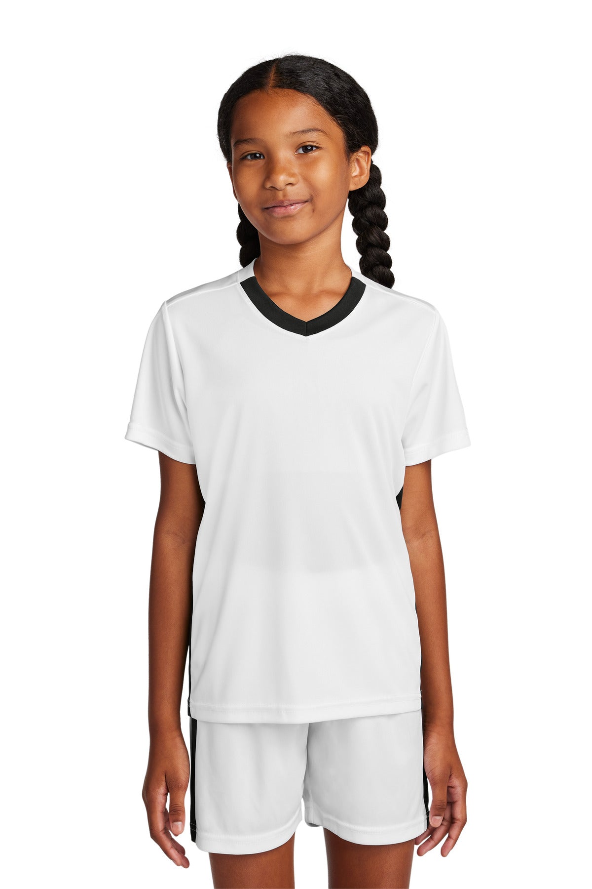 Sport-Tek Youth Competitor United V-Neck