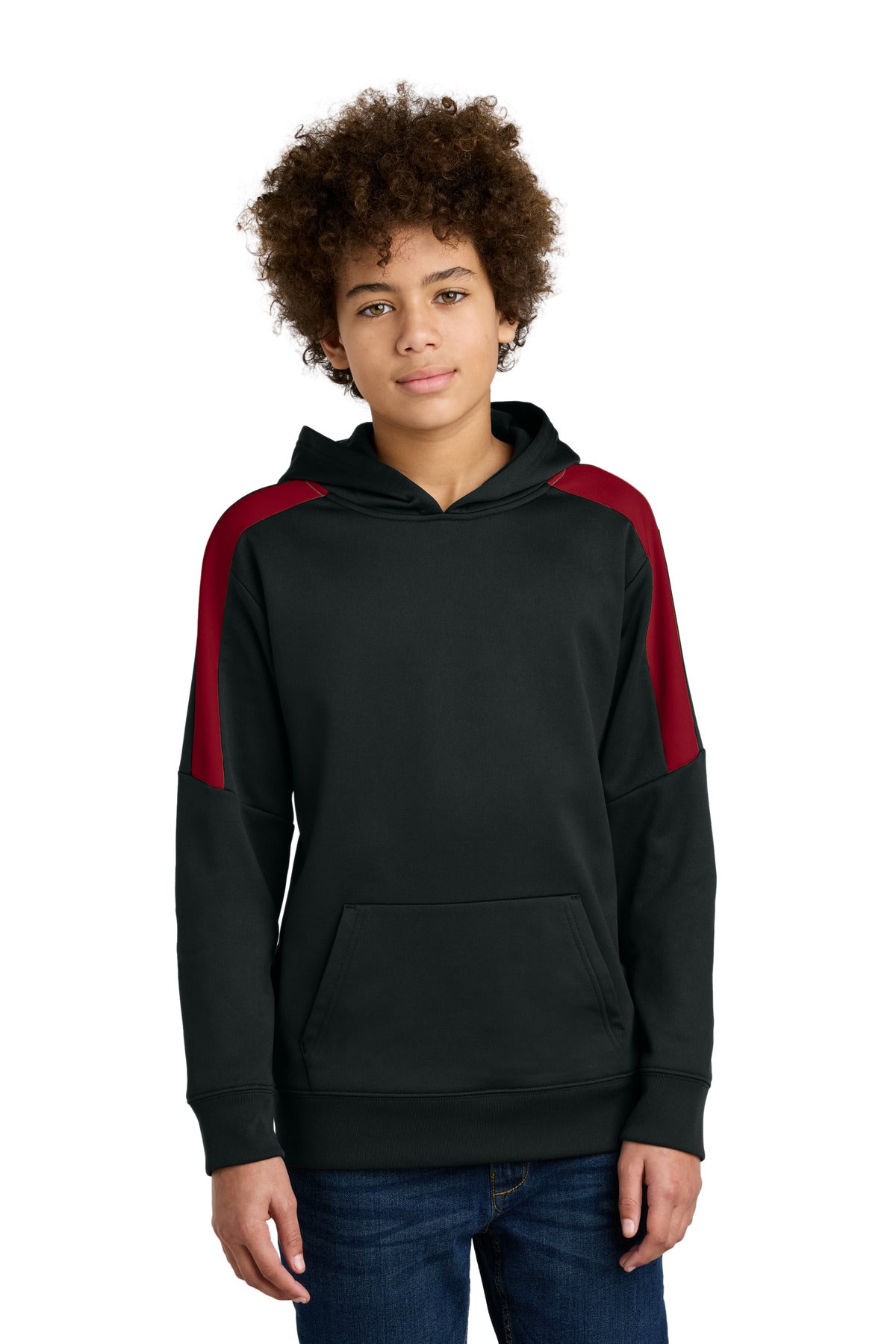 Sport-Tek Youth Sport-Wick Fleece United Pullover Hoodie