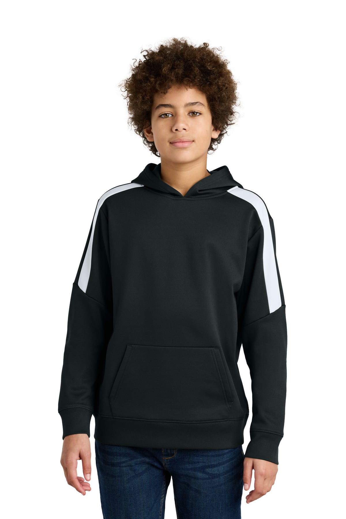 Sport-Tek Youth Sport-Wick Fleece United Pullover Hoodie