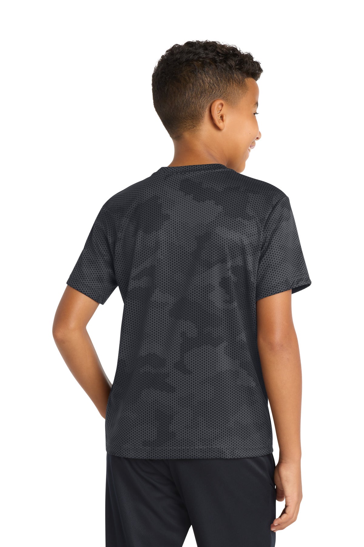 Sport-Tek Youth CamoHex Tee. YST370
