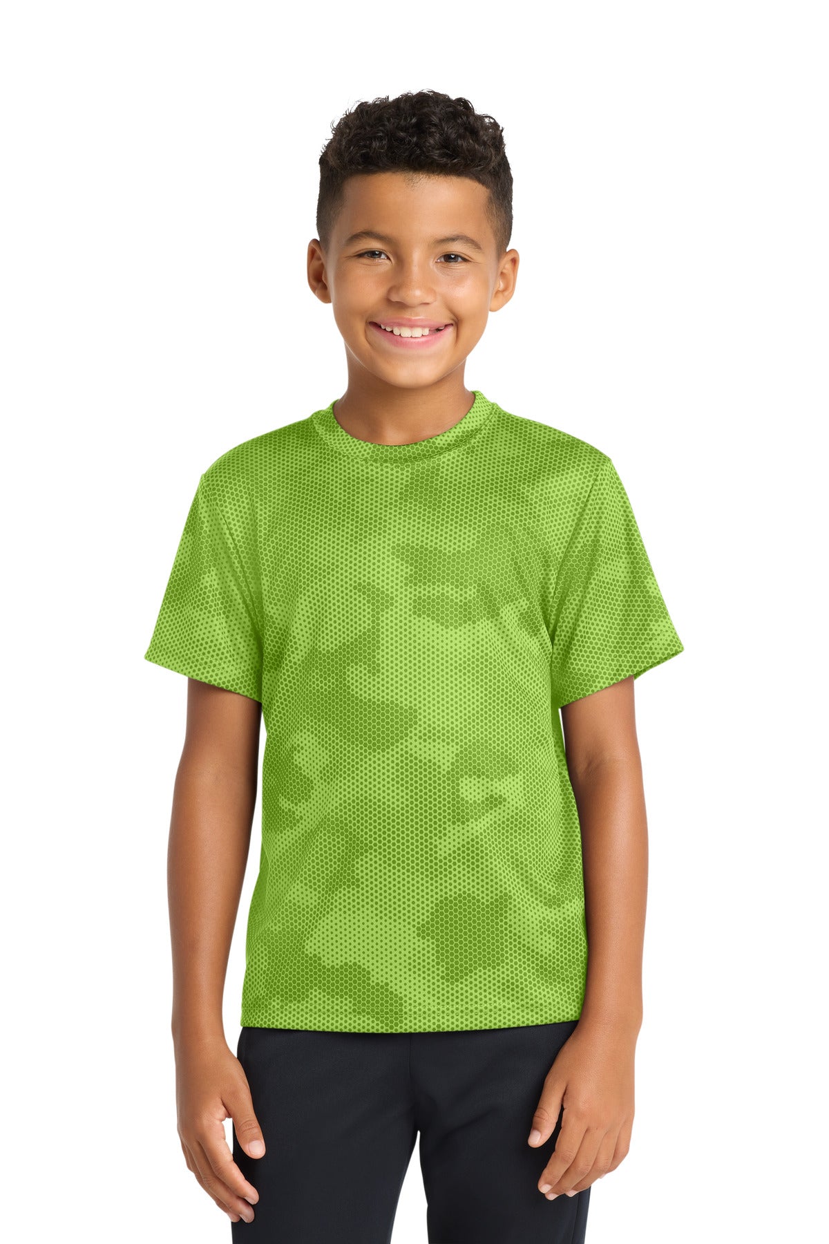 Sport-Tek Youth CamoHex Tee