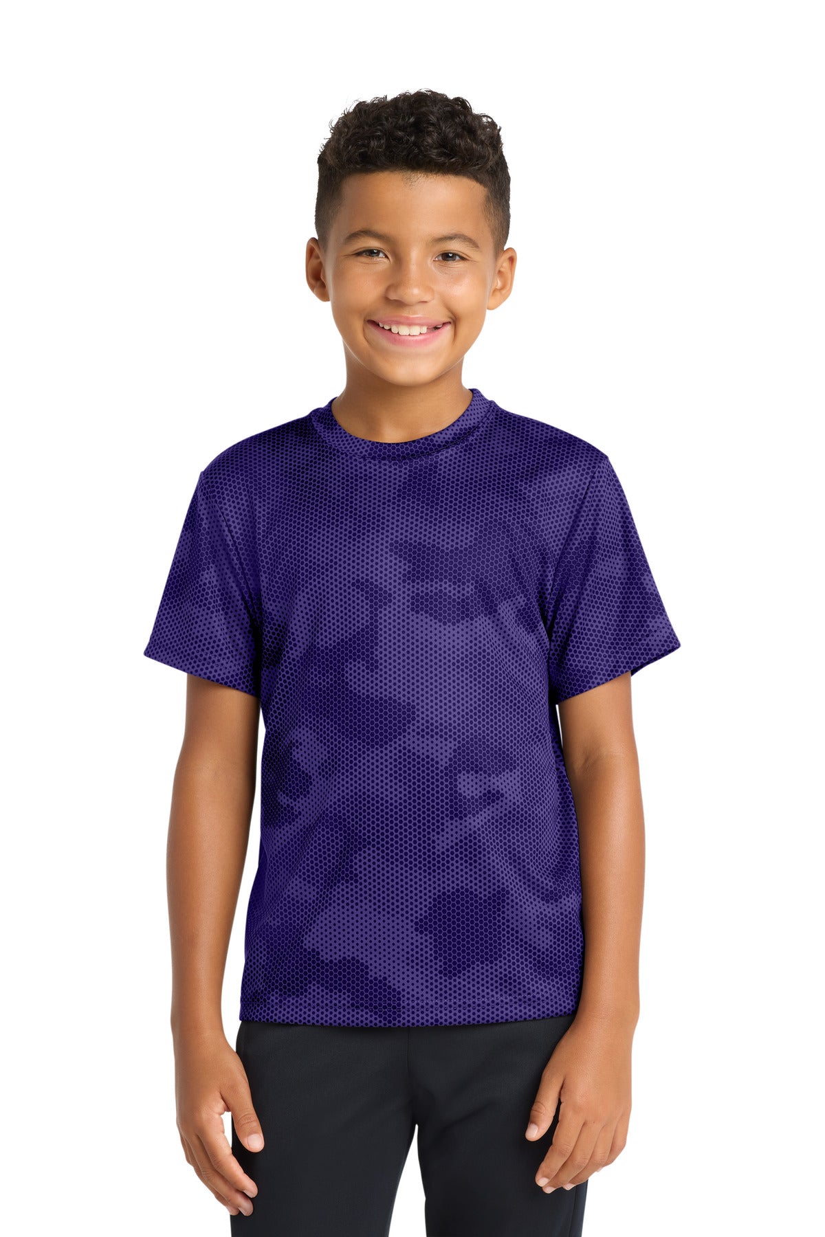 Sport-Tek Youth CamoHex Tee