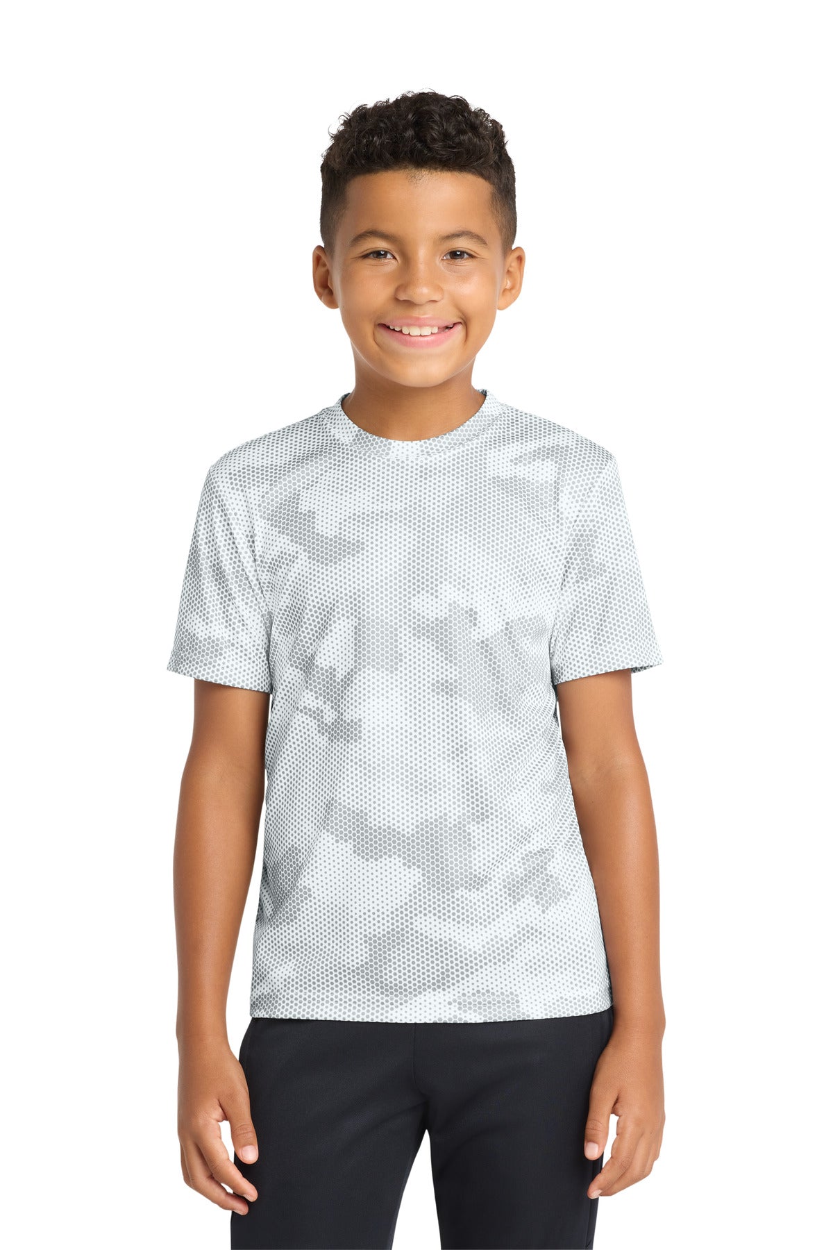 Sport-Tek Youth CamoHex Tee