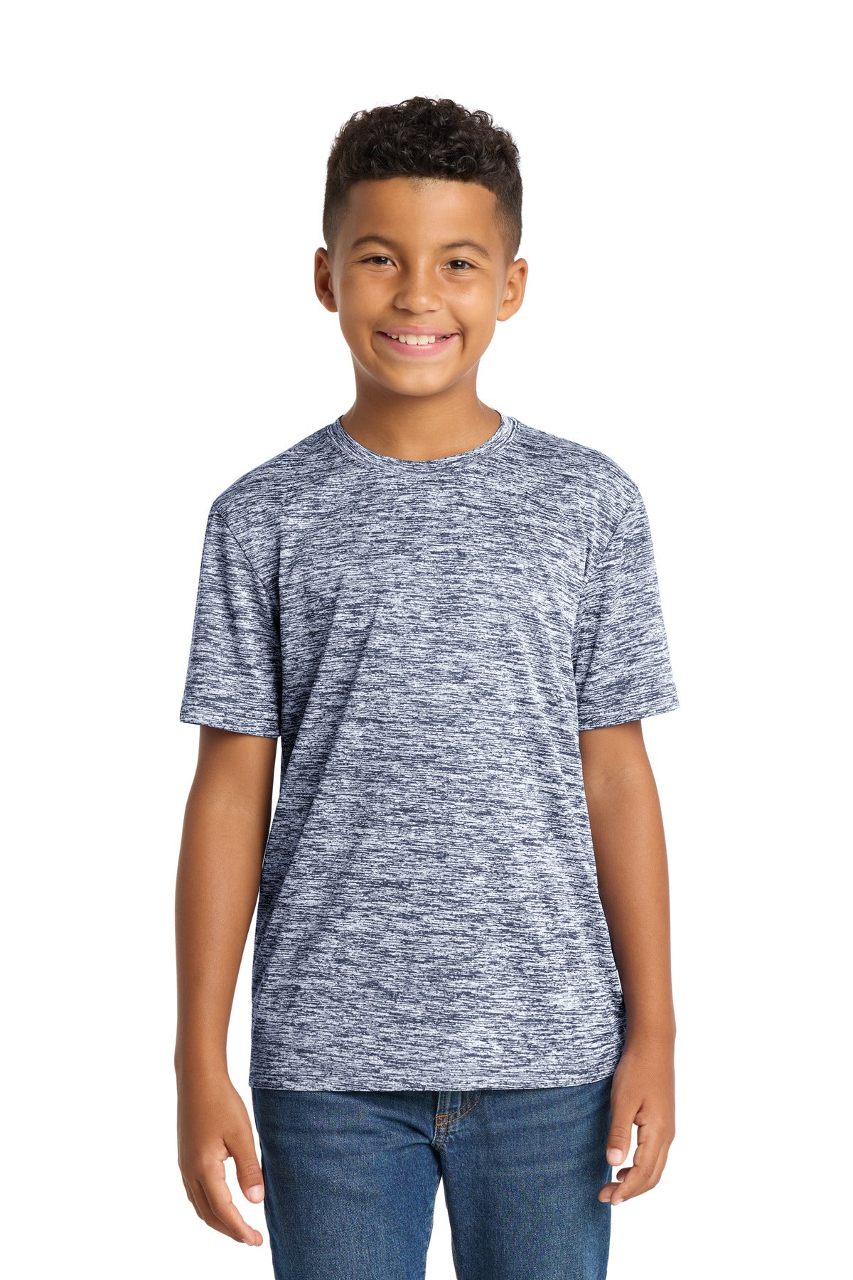Sport-Tek Youth PosiCharge Electric Heather Tee