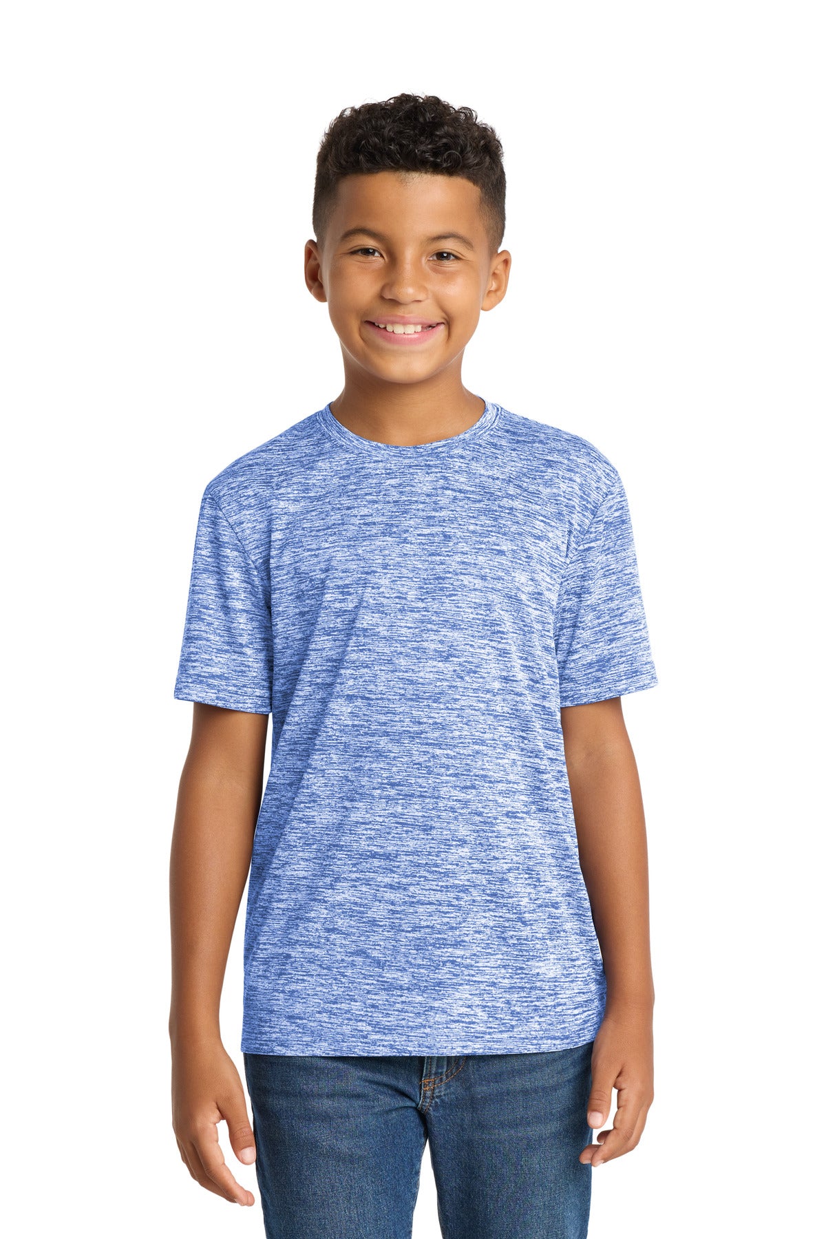 Sport-Tek Youth PosiCharge Electric Heather Tee