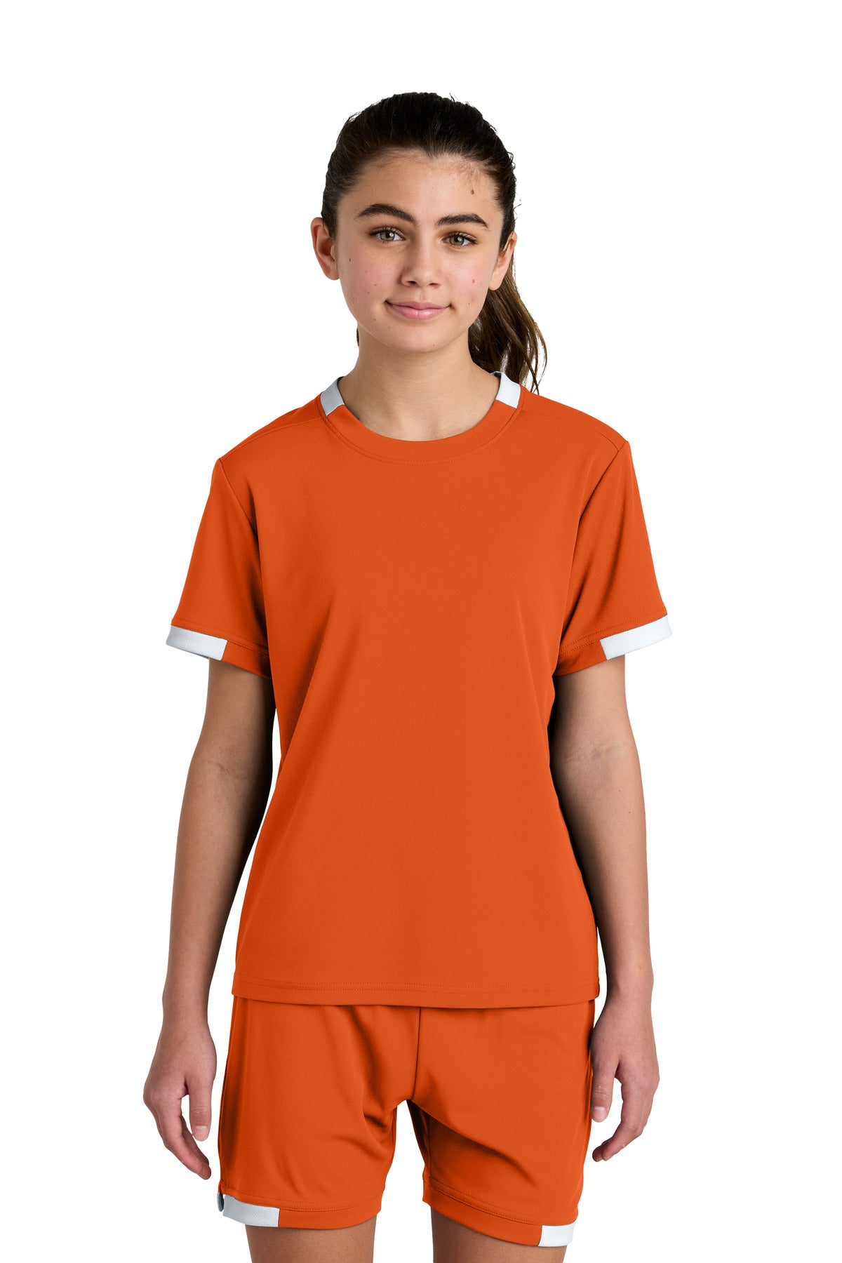 Sport-Tek Youth Club Short Sleeve Crew