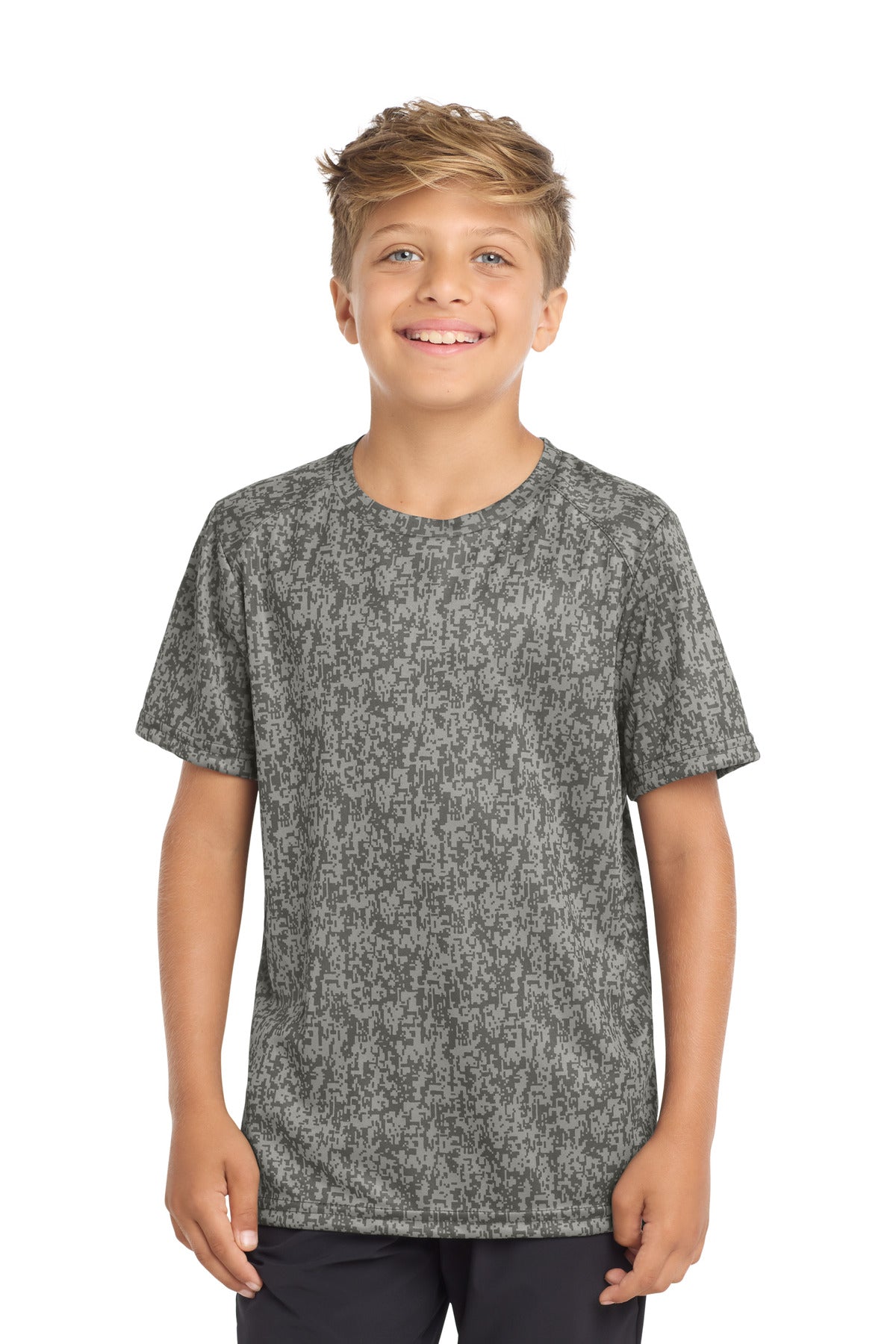 Sport-Tek Youth Digi Camo Tee