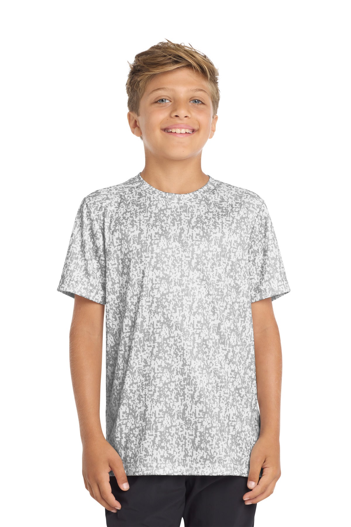 Sport-Tek Youth Digi Camo Tee