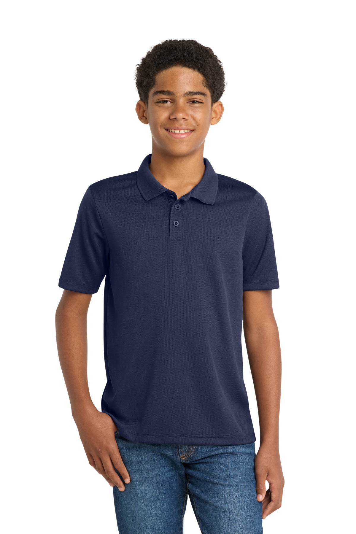 Sport-Tek Youth PosiCharge RacerMesh Polo