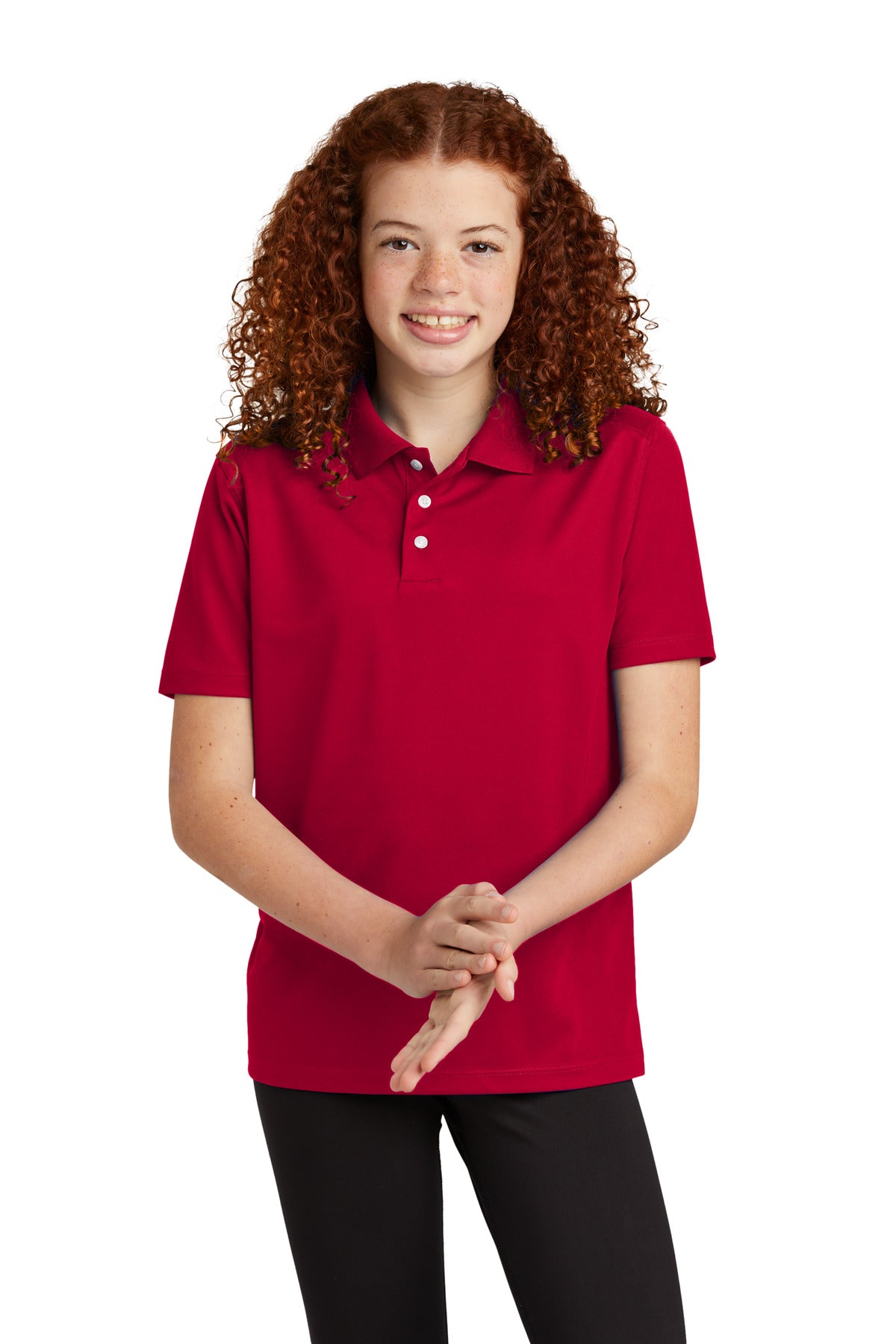 Sport-Tek Youth UV Micropique Polo