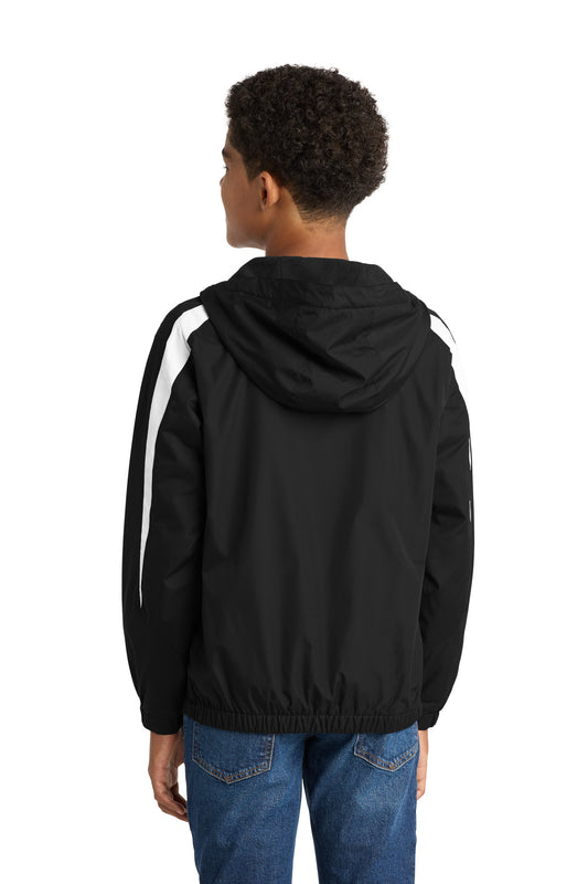 Sport-Tek Youth Fleece-Lined Colorblock Jacket. YST81