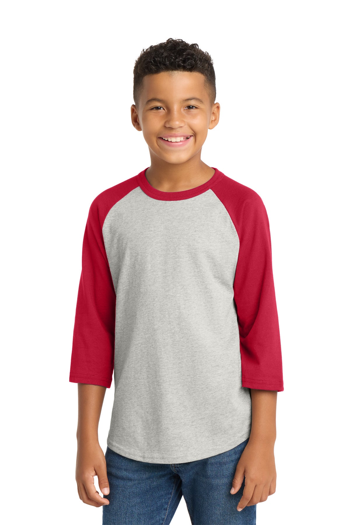Sport-Tek Youth Colorblock Raglan Jersey