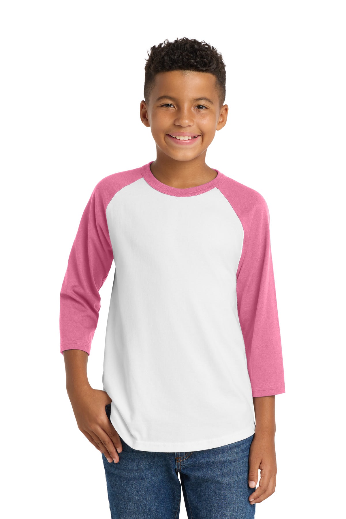 Sport-Tek Youth Colorblock Raglan Jersey