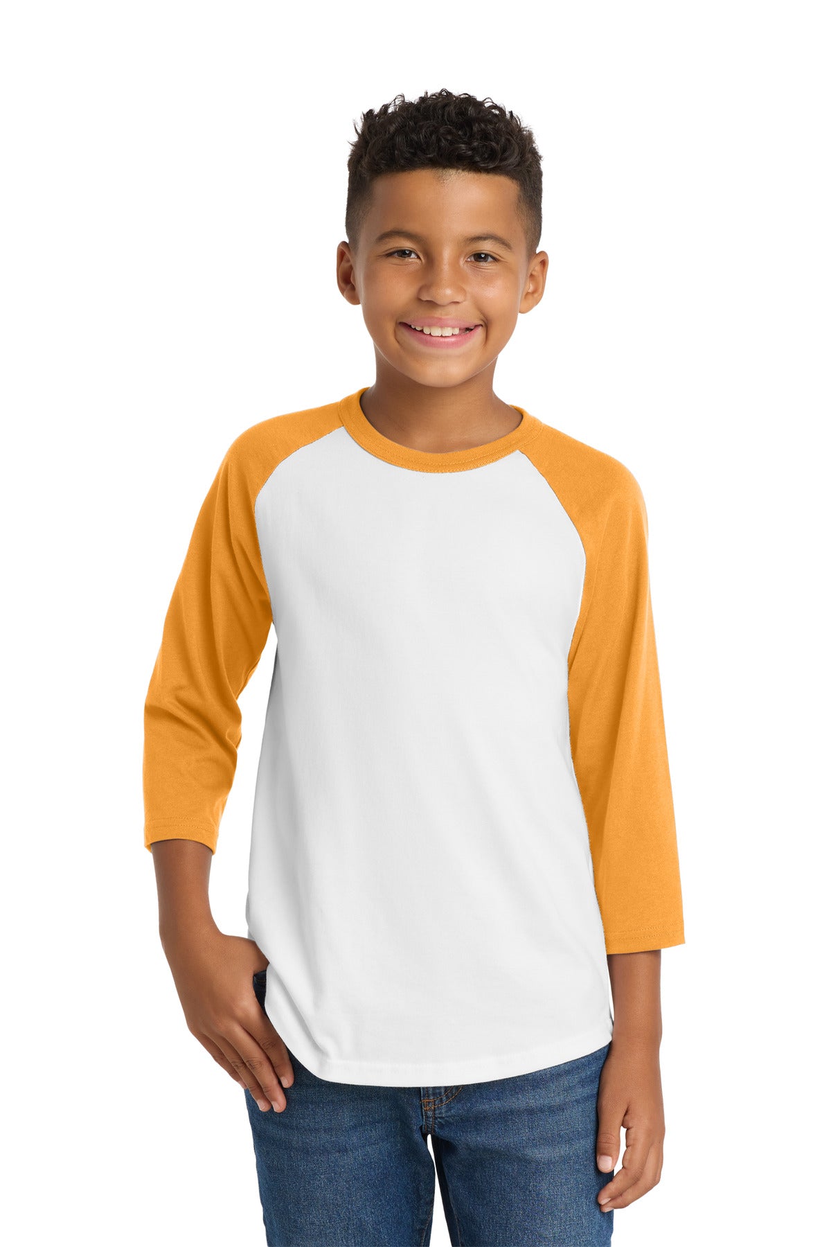 Sport-Tek Youth Colorblock Raglan Jersey